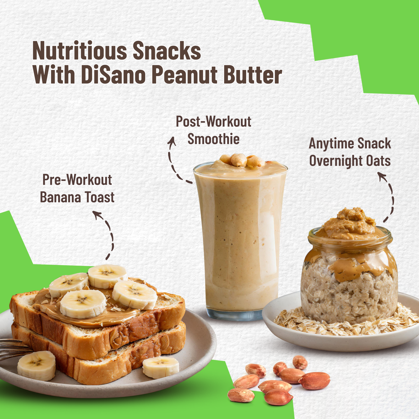 Natural Peanut Butter Crunchy 1Kg, Unsweetened, High Protein Peanut Butter, No Added Sugar Or Salt, Vegan, 100% Roasted Peanut Butter Roasted Peanut Butter