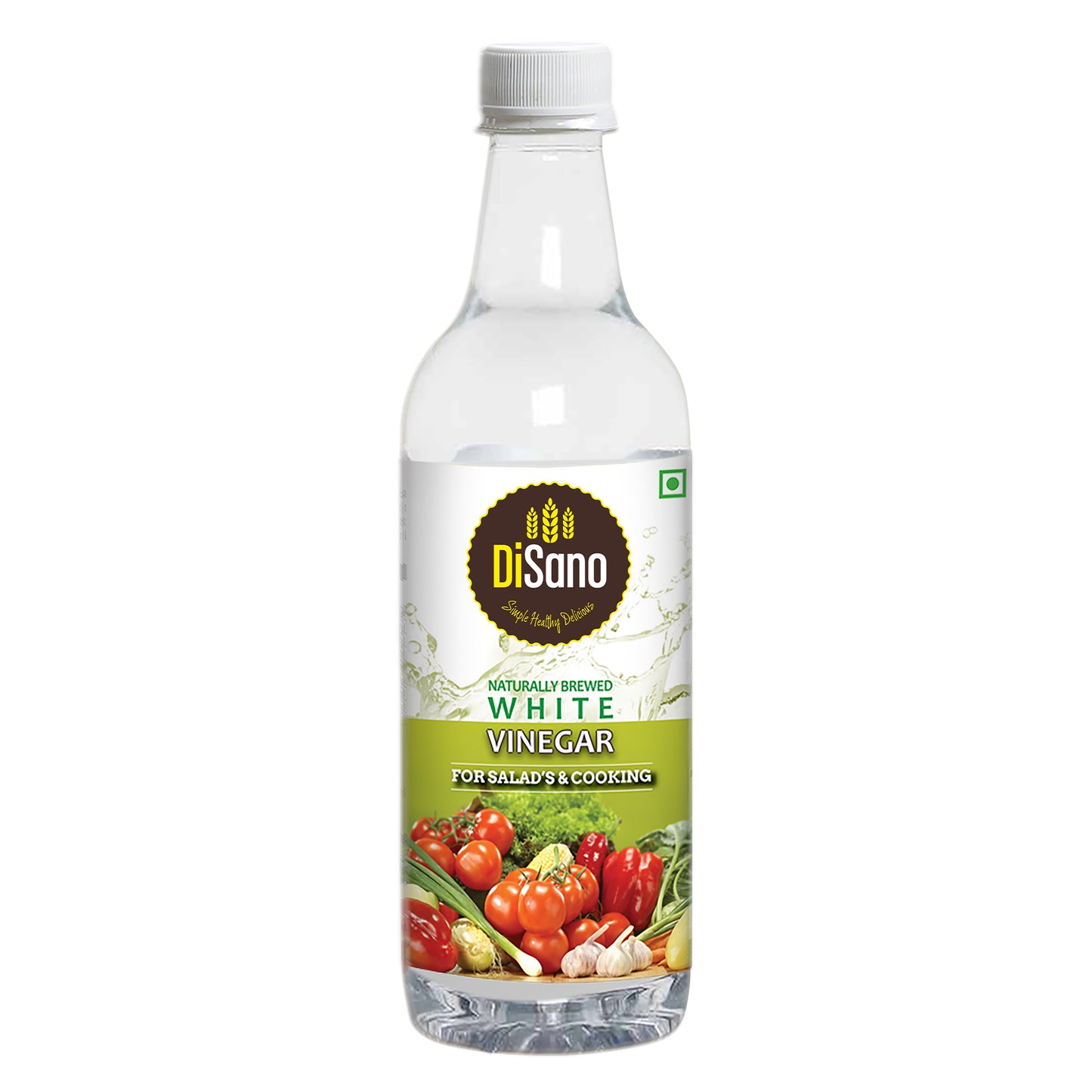 DiSano Naturally Brewed White Vinegar Bottle, 500 ml