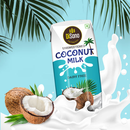 Disano coconut Milk, Vegan, No Added Sugar, 18% Fat, 200ml