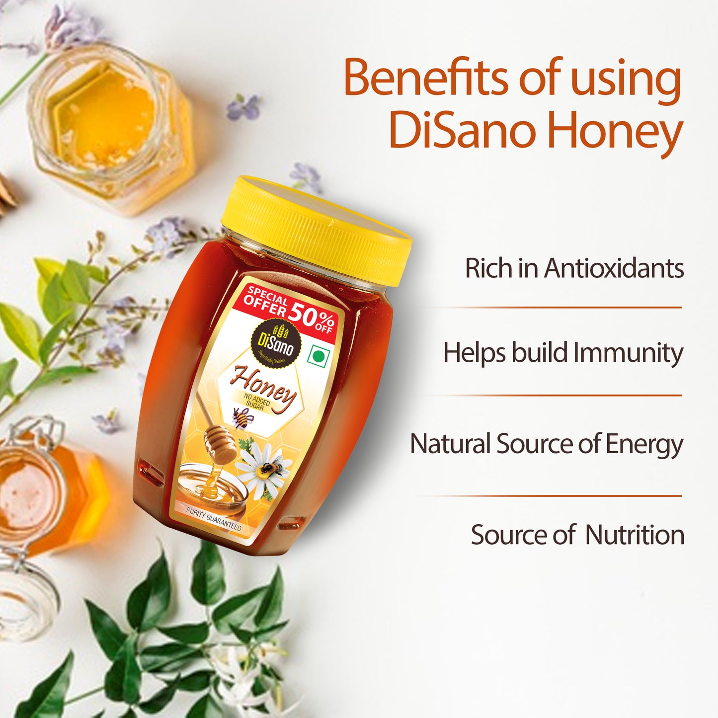 DiSano Honey 100% Pure 500g