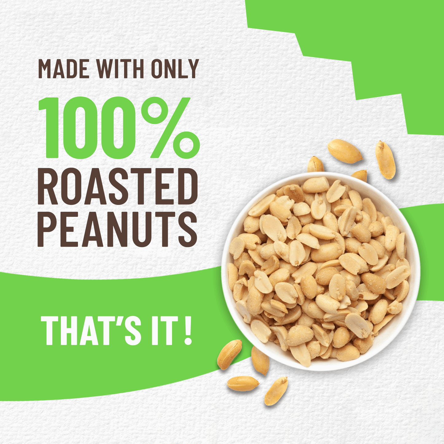 Natural Peanut Butter Crunchy 1Kg, Unsweetened, High Protein Peanut Butter, No Added Sugar Or Salt, Vegan, 100% Roasted Peanut Butter Roasted Peanut Butter