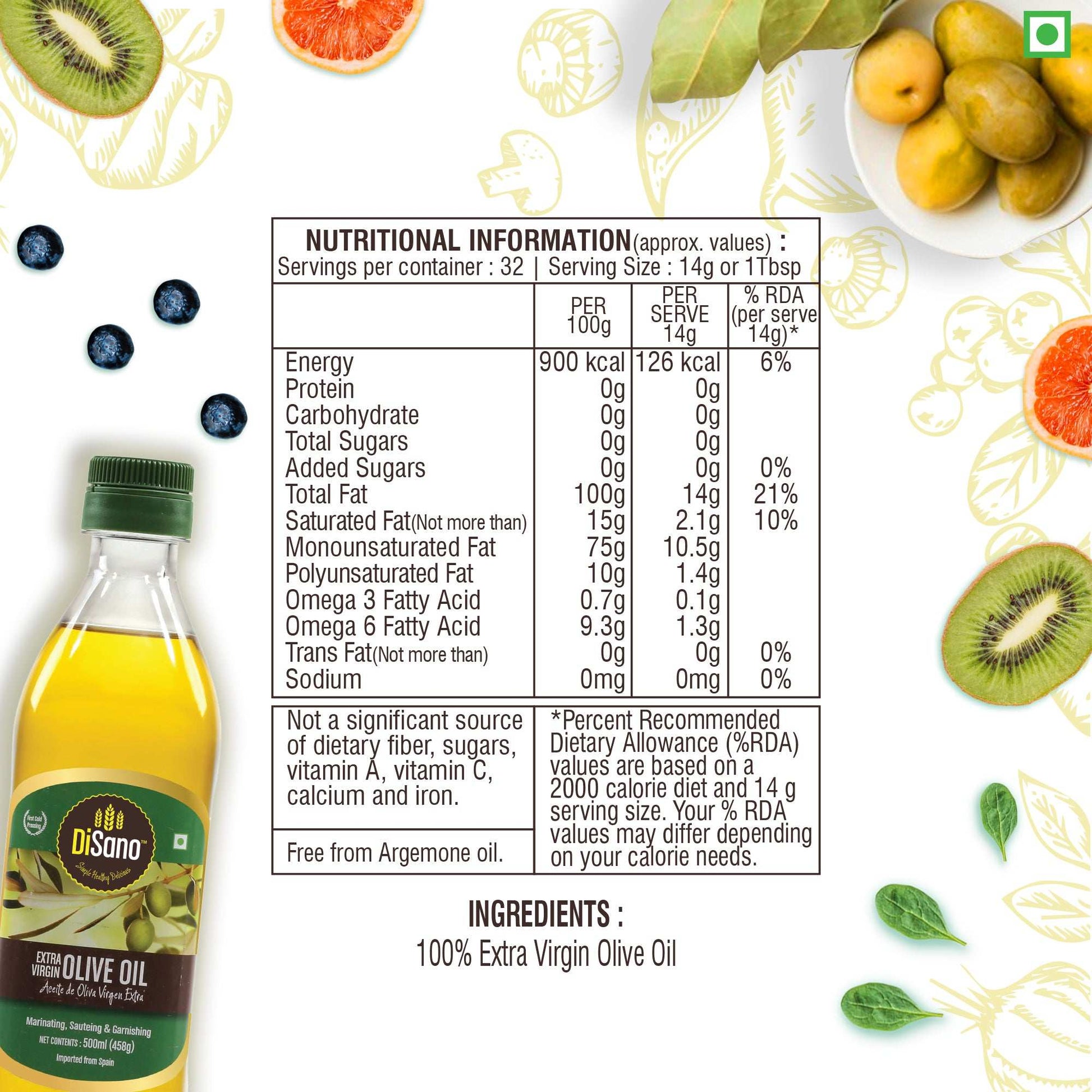 DiSano Extra virgin Olive Oil - 500 ml