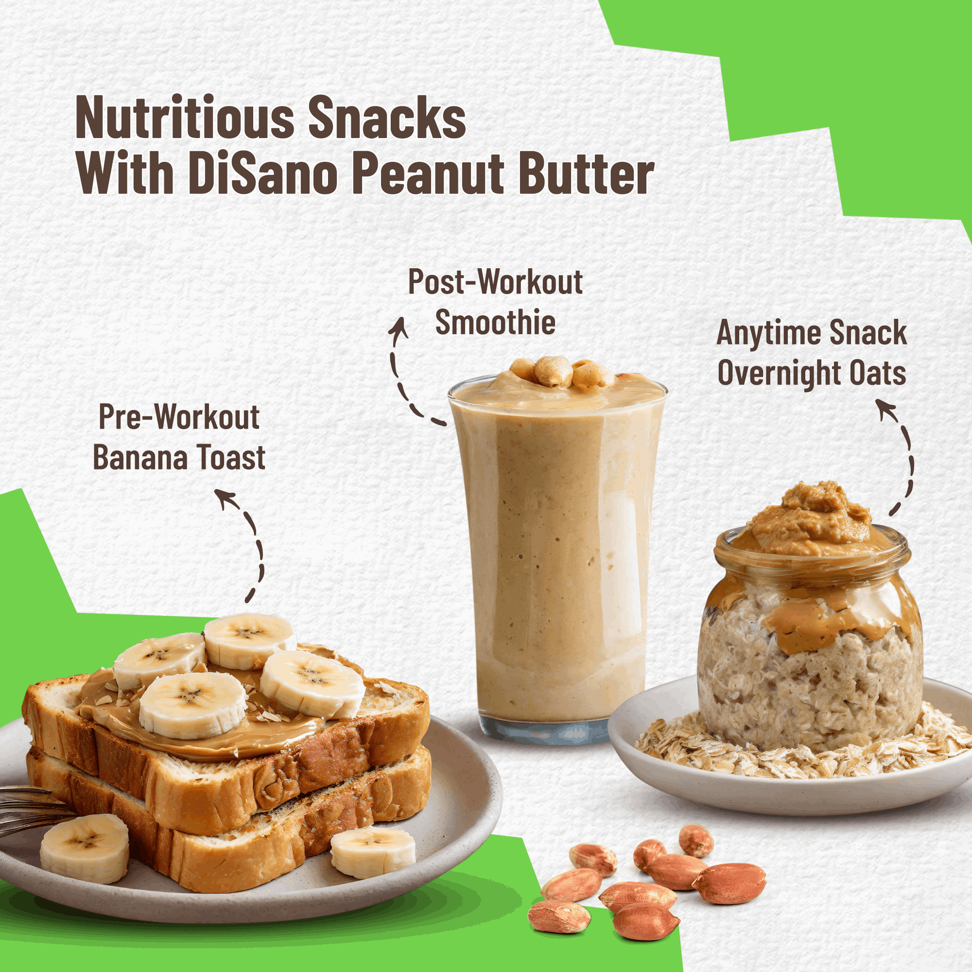Natural Peanut Butter Crunchy 1Kg, Unsweetened, High Protein Peanut Butter, No Added Sugar Or Salt, Vegan, 100% Roasted Peanut Butter Roasted Peanut Butter