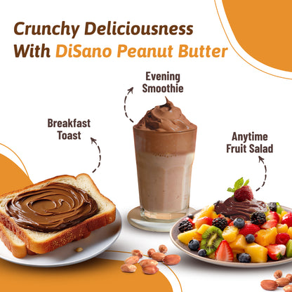 Chocolate Peanut Butter Creamy, 924g, 23g Protein & 6.4g Dietary Fibre, Tasty & Healthy Chocolate Spread for Breakfast & Snacks, Made with Premium Roasted Peanuts, Zero Cholesterol & Trans Fat