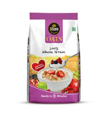 Disano Oats, 1kg, Natural  Whole Grain, High in Protein and Fibre, Rolled Oats